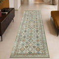 2x3 Rug - Machine Washable Entry Rug with Non-Slip Backing, Ideal for Enteryway, Kitchen, Bathroom, Laundry Room - Vintage, Easy Clean, Durable, Low Pile Rug - (2' x 3')