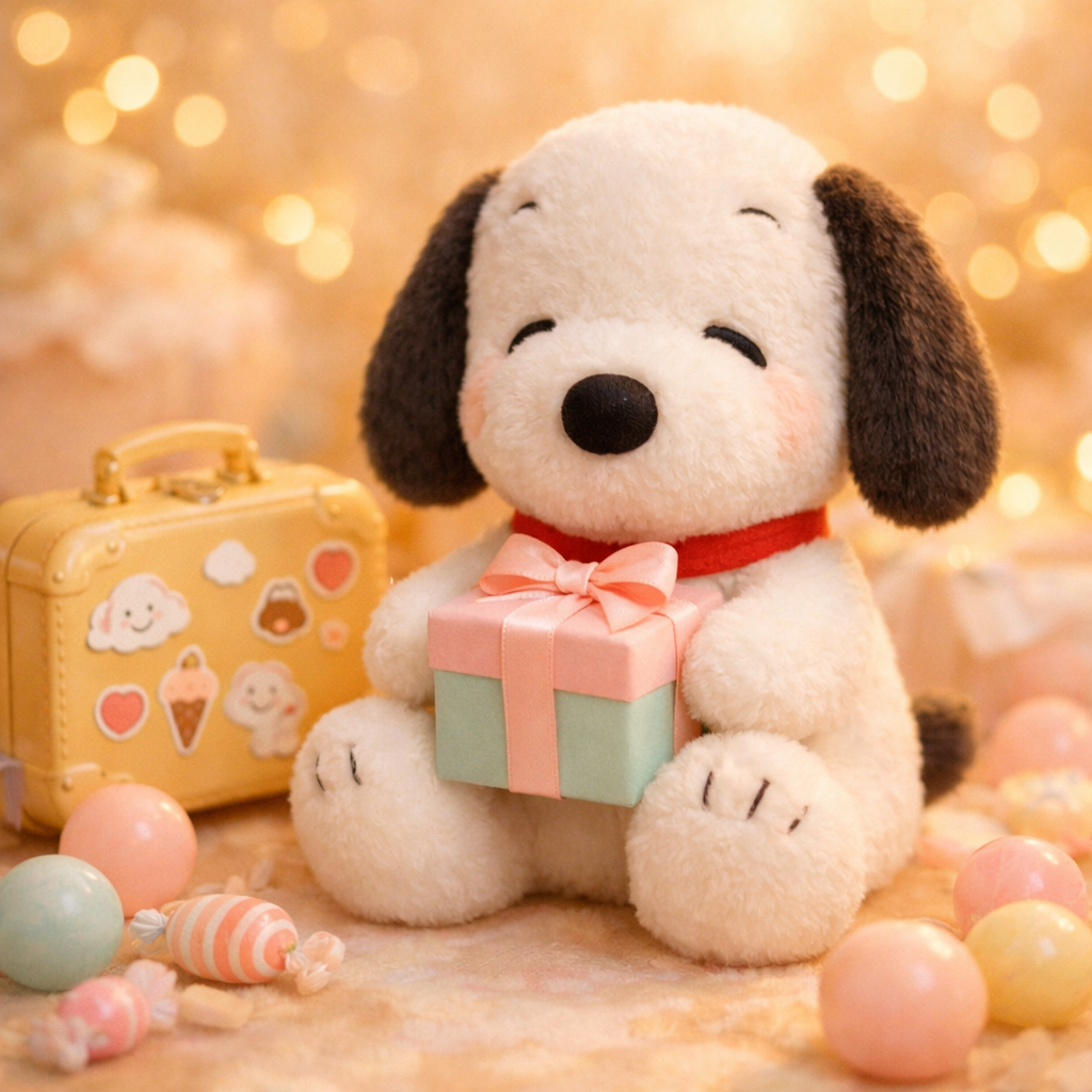 A-【Kawaii Lucky Scoop Suitcase Set】- 14" edition