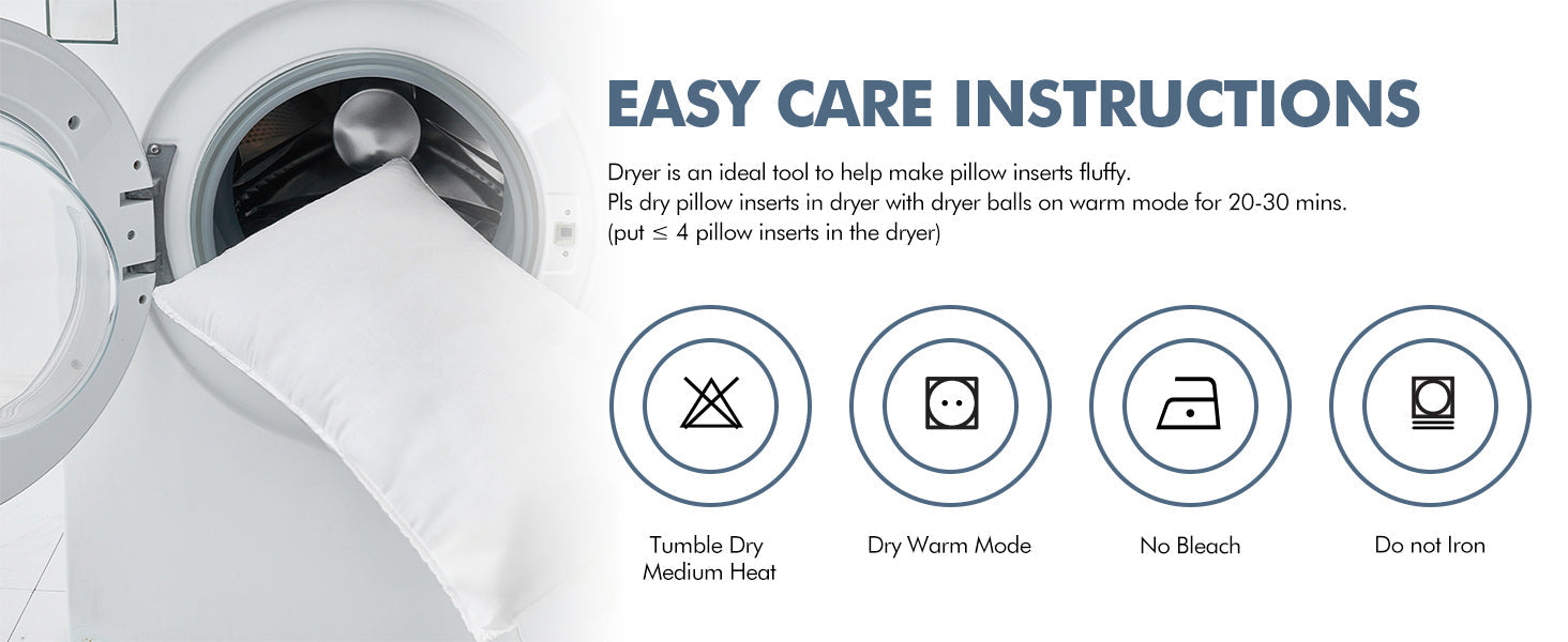 MIULEE 26x26 Euro Pillow Inserts,Set of 2 Down Feather Throw Pillows for Couch Sofa Bed, Decorative Fluffy Throw Pillow Inserts Cotton Fabric,White
